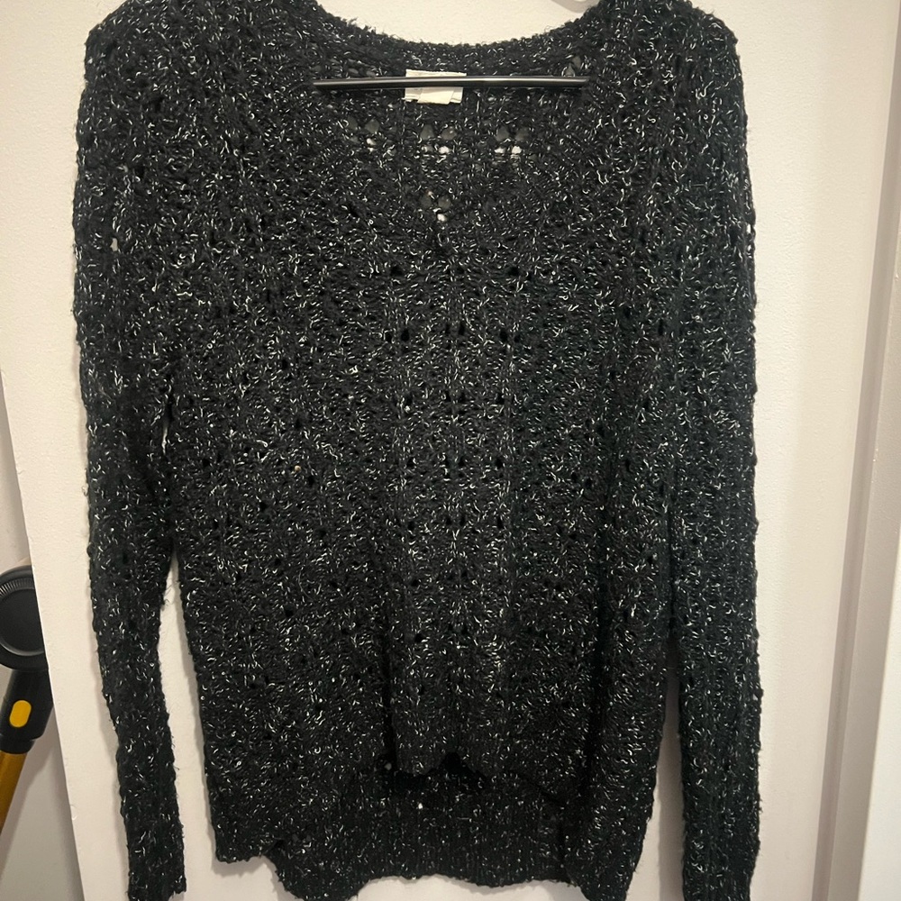 Women's knitted Black Sweater